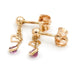 Earrings Heart earrings Yellow gold Ruby 58 Facettes 1670719CN