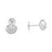 Chaumet “Séduction” earrings in white gold and diamonds. 58 Facettes 31466