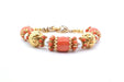Bracelet Italian coral bracelet and gold cultured pearls 58 Facettes 25199