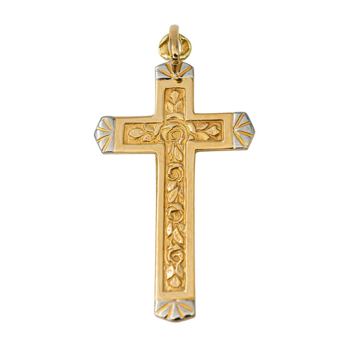 Pendentif Pendentif Croix Or jaune 58 Facettes 2623478CN