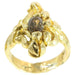 Ring 56 Gold ring with diamond 58 Facettes 10343-0048