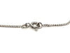 Necklace Curb chain necklace White gold 58 Facettes 1639541CN