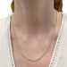 Bulgari Chain Necklace, white gold. 58 Facettes 32818D