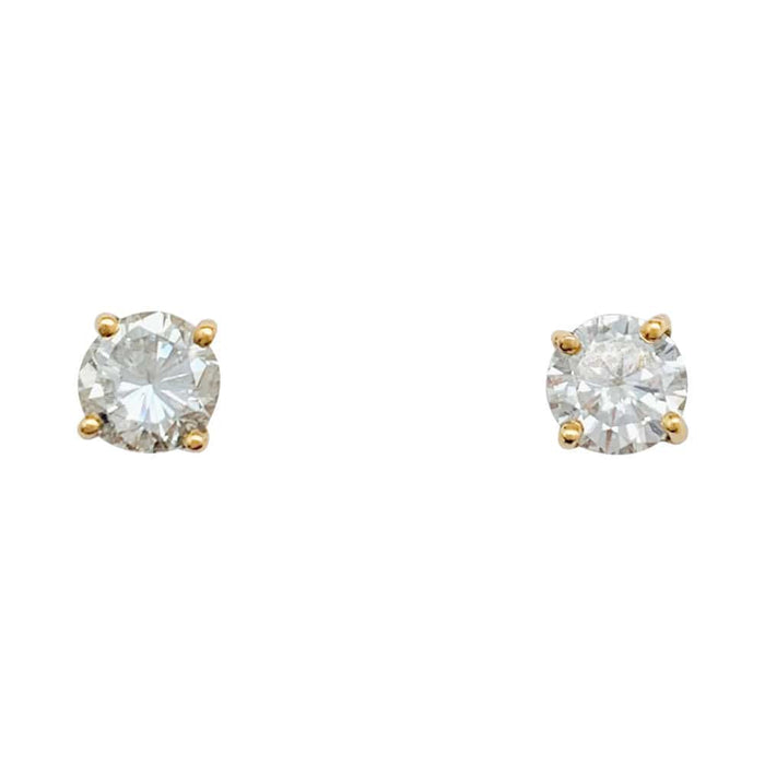 Boucles d'oreilles Puces d'oreilles diamants. 58 Facettes 31534