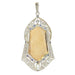 Medal pendant with diamonds, sapphires and pearl 58 Facettes 23191-0434