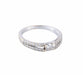 Ring WHITE GOLD & DIAMOND RING 58 Facettes BO/220060 NSS-STA