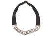 HERMES necklace necklace equestrian gm black leather 48-50 58 Facettes 255257