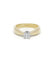 Bague 50 / Jaune / Or 750 Bague Solitaire Diamant 0.30 Carat 58 Facettes 190009SP