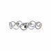 White Gold Bracelet “YUMA” BRACELET GOLD, MORGANITES & MOLDAVITES 58 Facettes BO/220080