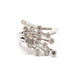 Ring Floral diamond ring in white gold 58 Facettes