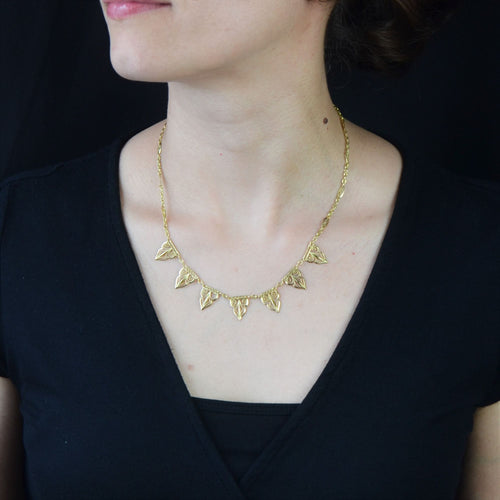 Collier Collier en or filigrané draperie 58 Facettes 22-162