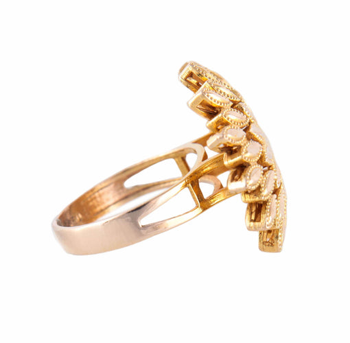 Bague BAGUE "JASMINE" OR CISELÉ 58 Facettes BO/220070 NSS