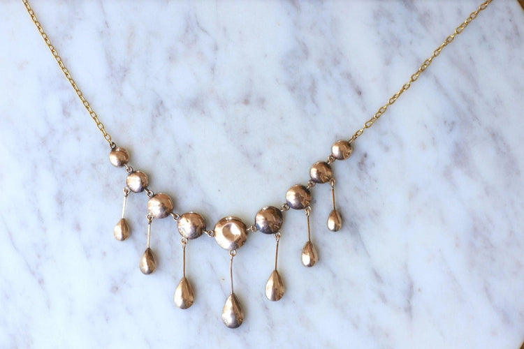 Collier Collier draperie grenats 58 Facettes