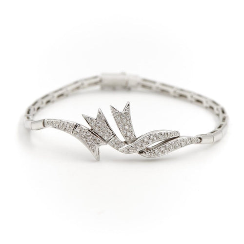 Bracelet Bracelet Or blanc Diamant 58 Facettes 1696393CN