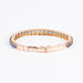 Bracelet Napoleon III rose gold bracelet adorned with sapphires 58 Facettes 0