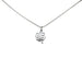 Necklace Dodo “Clover” necklace and pendant in white gold and diamonds. 58 Facettes 31734