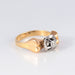 Ring Knot ring in gold and diamond 40s 58 Facettes
