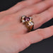 Bague 55 Bague vintage rubis et diamants 58 Facettes 21-747