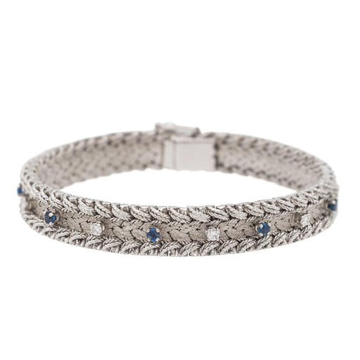 Bracelet Bracelet Manchette Or blanc Diamant 58 Facettes 2549623CN