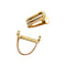 Boutons de manchette Boutons de manchettes Cartier "Mini Ressort CC" trois ors. 58 Facettes 33164