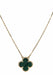 VAN CLEEF & ARPELS Vintage Alhambra Malachite Necklace Necklace 58 Facettes 62903-588021