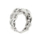 Bague 53 Bague gourmette Or blanc Diamants 58 Facettes 35796
