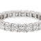 Bague 55.5 Bague Alliance américaine Or blanc Diamant 58 Facettes 2602110CN