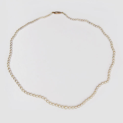 Collier Collier de perles de cultures en chute 58 Facettes 23-225B