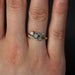 Ring 57 Old rose-cut diamond ring 58 Facettes CV102