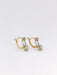 Dormeuses 2 Gold Diamond Earrings 58 Facettes J272