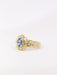 Bague Bague marguerite saphir ovale diamants 58 Facettes J25