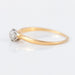 Bague 51.5 Solitaire or jaune, platine et diamant 58 Facettes P3L10