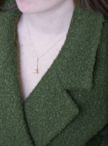 Pendentif Pendentif Vintage Tour Eiffel Or Jaune 58 Facettes