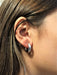Boucles d'oreilles Boucles d'oreilles Créoles Or blanc 58 Facettes 1668017CN