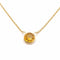 Collier Collier citrine or jaune 58 Facettes