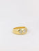 Ring Bangle ring Yellow gold Diamonds 58 Facettes J167