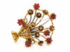 Broche Broche Fleur Or jaune Rubis 58 Facettes 1639514CN