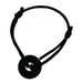 Bracelet Dinh Van “Disque Pi” bracelet in silver and onyx. 58 Facettes 31053