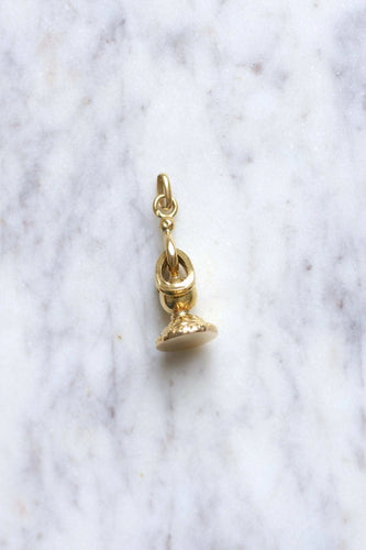 Pendentif Pendentif ancien sceau cachet victorien en or jaune 58 Facettes