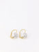 Vintage Dormeuses earrings in yellow gold and diamonds 58 Facettes 858