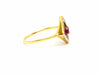 Ring 56 Ring Yellow gold Ruby 58 Facettes 870451CD
