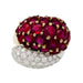 Ring 52 “Toi & Moi” ring, two golds, rubies and diamonds. 58 Facettes 31584