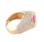 Bague BAGUE "ETREINTE" OR & ZIRCONIUMS 58 Facettes BO/220090