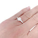 Ring 53 Solitaire ring framed with baguette diamonds. 58 Facettes 32529
