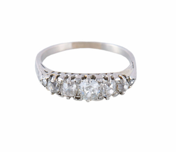 Bague BAGUE "CHIMERE" ART DECO, PLATINE 58 Facettes BO/220095 NSS