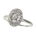Ring 56 Art Deco diamond ring 58 Facettes 22159-0354