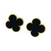 Boucles d'oreilles Boucles d'oreilles Van Cleef & Arpels, "Magic Alhambra", or jaune, onyx. 58 Facettes 31673