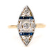 Ring 57.5 Diamond, Sapphire Ring 58 Facettes B324124829FE49AB8CA69CB4127942F8