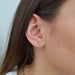 Earrings Baguette diamond earring in white gold 58 Facettes