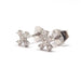 White gold diamond cross earrings 58 Facettes